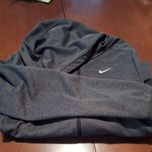 Nike Charcoal Gray Zip-Up Hoodie